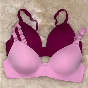 Two Victoria's Secret Pink Bras